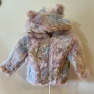 My favorite plush jacket faux fur size 3T